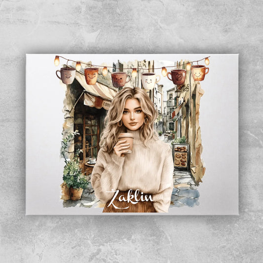 Obraz personalizowany dla Fanki Kawy #112