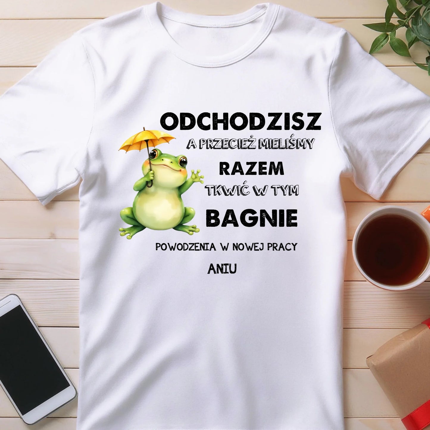 Koszulka personalizowana - Odejście z pracy #402