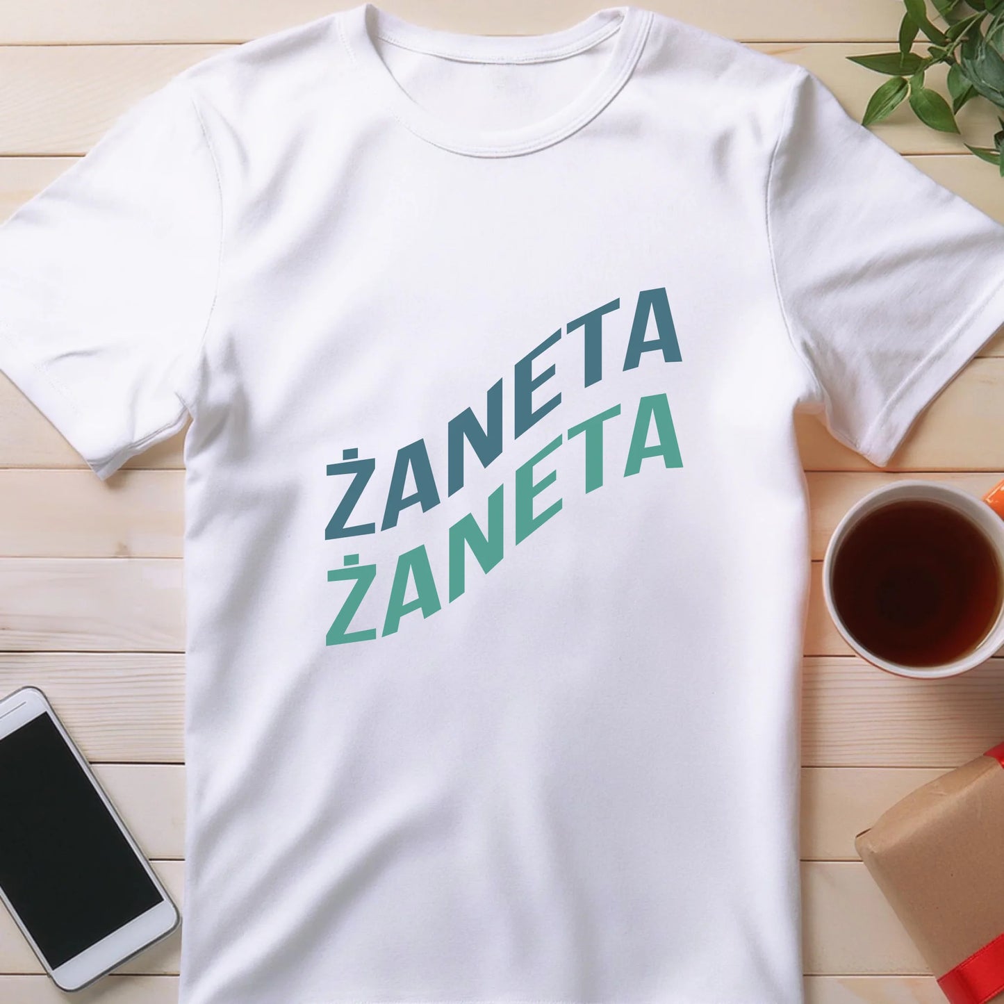 Personalizowana koszulka z napisem #323