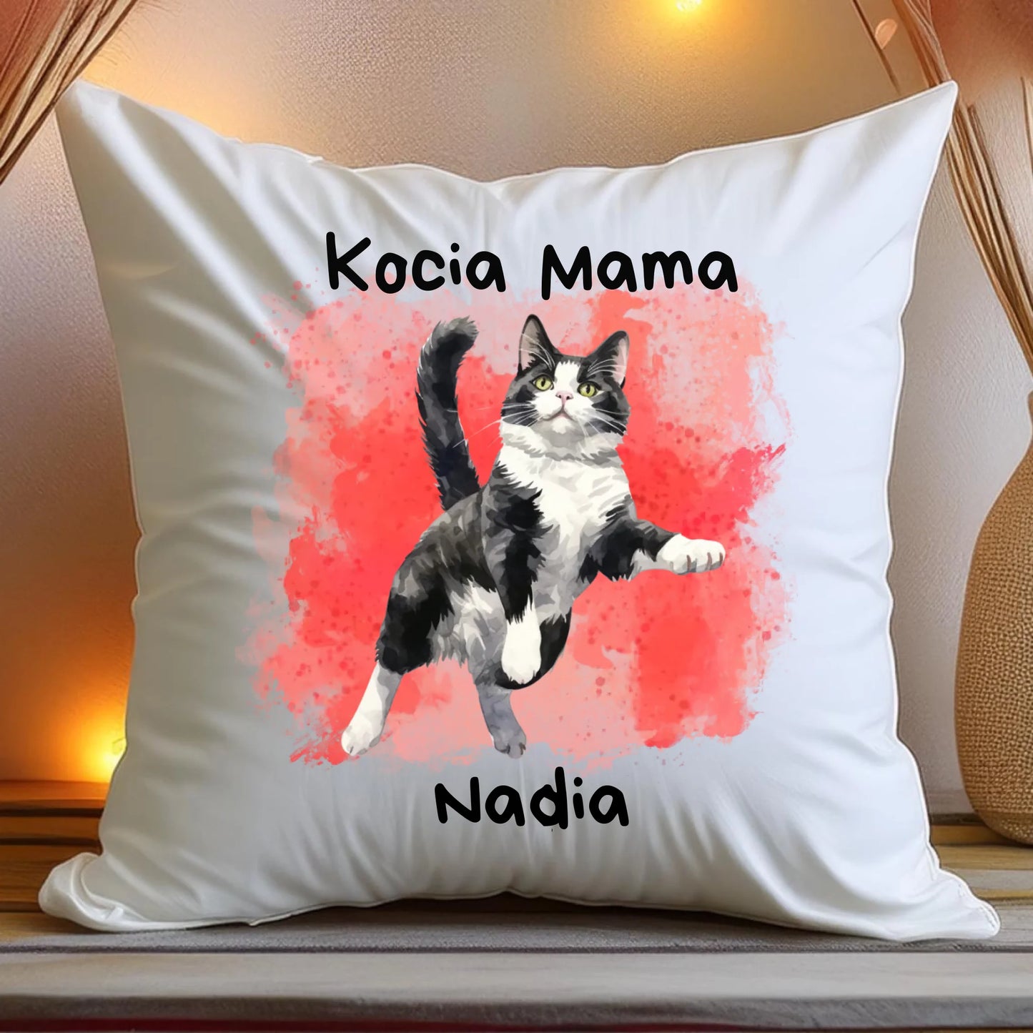 Poduszka personalizowana - Kocia Mama #2143