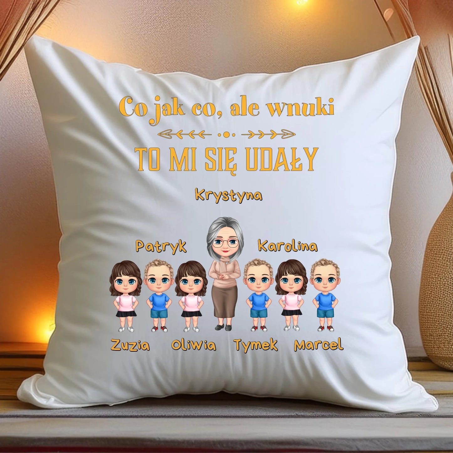 Poduszka personalizowana dla babci #250