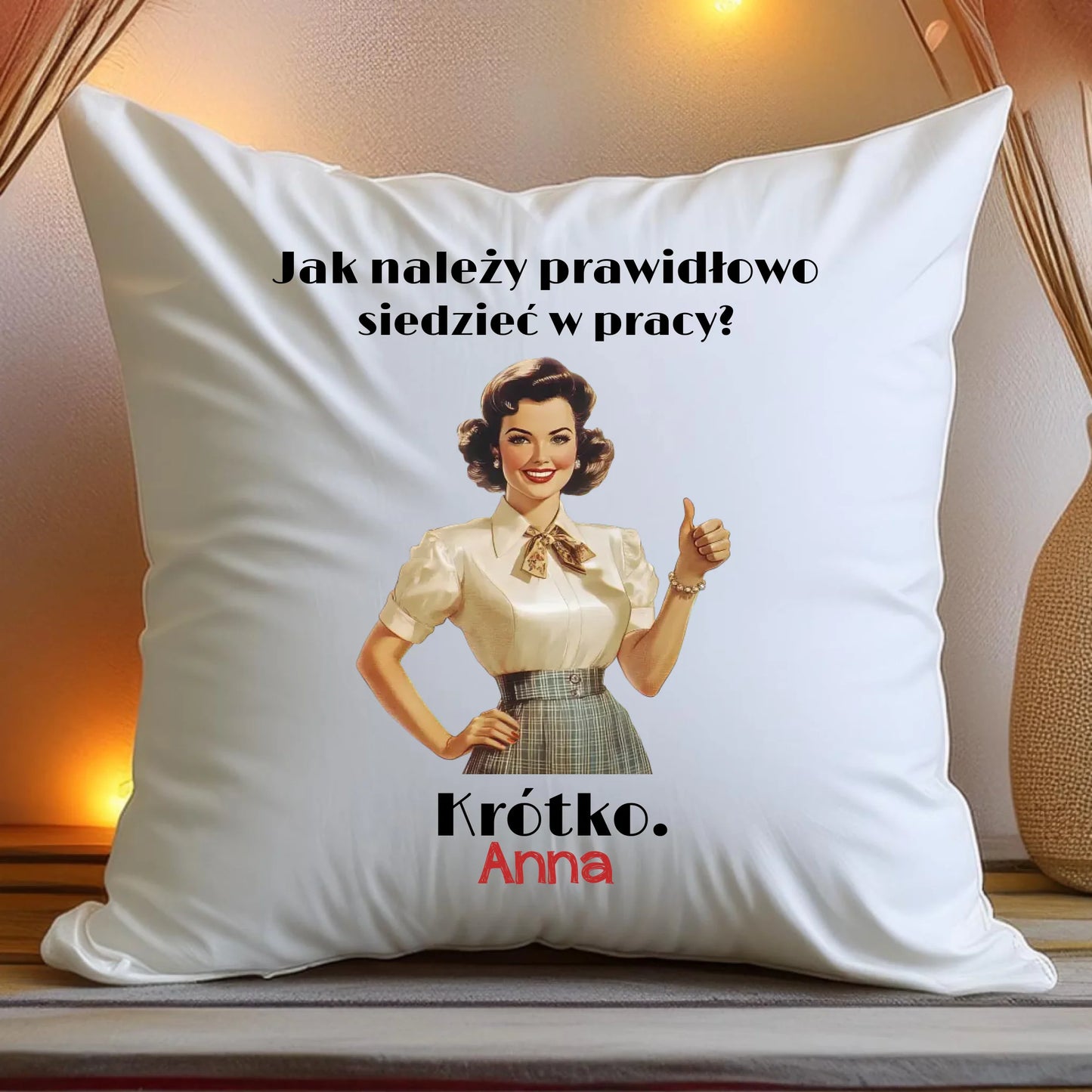 Poduszka personalizowana - odejście z pracy #0024