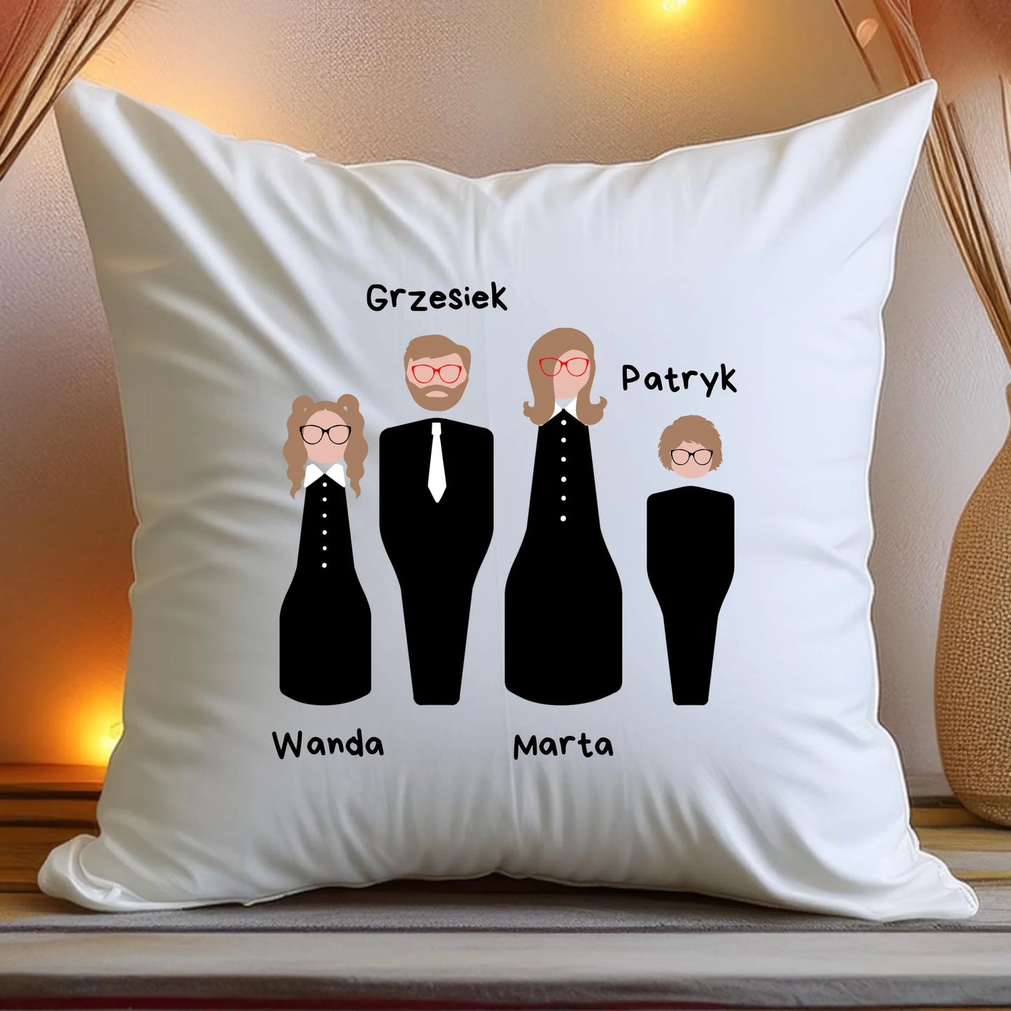Poduszka personalizowana dla rodziny #834
