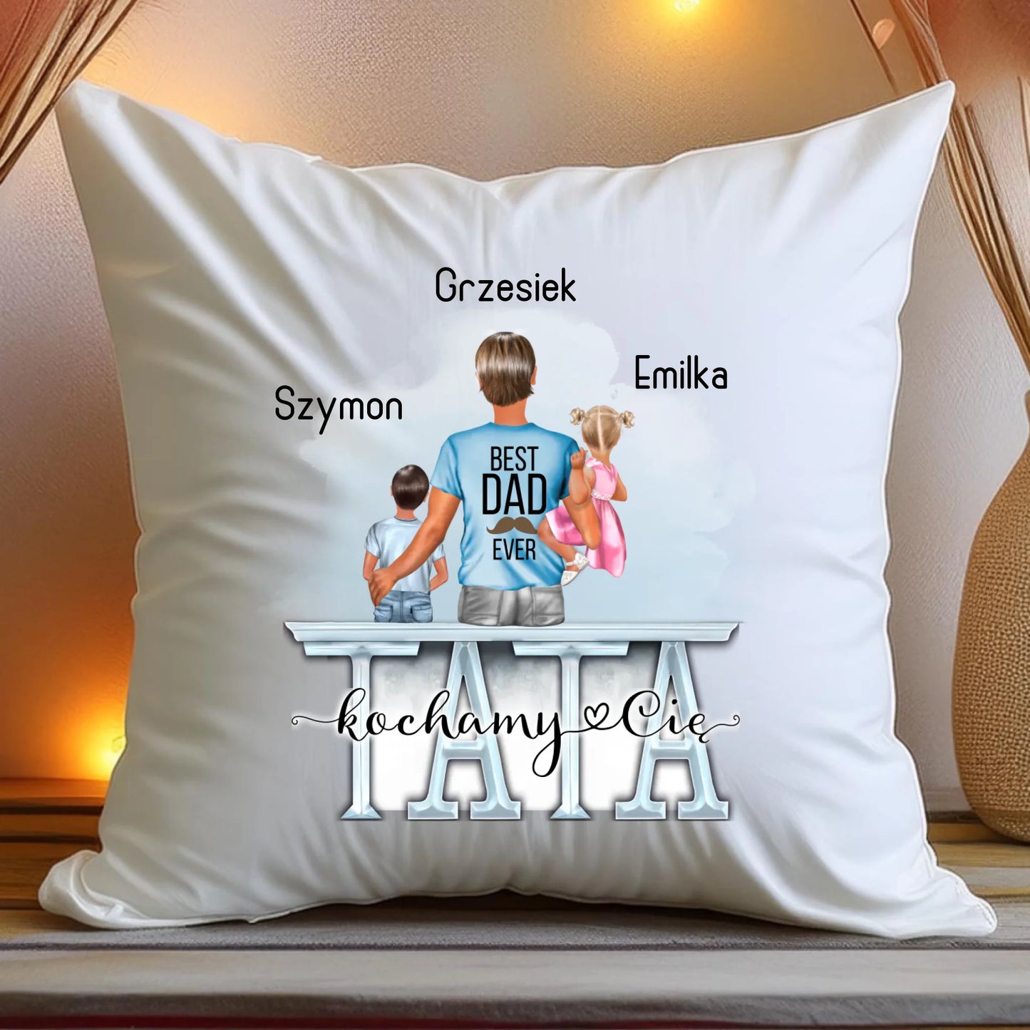 Poduszka personalizowana dla taty #745