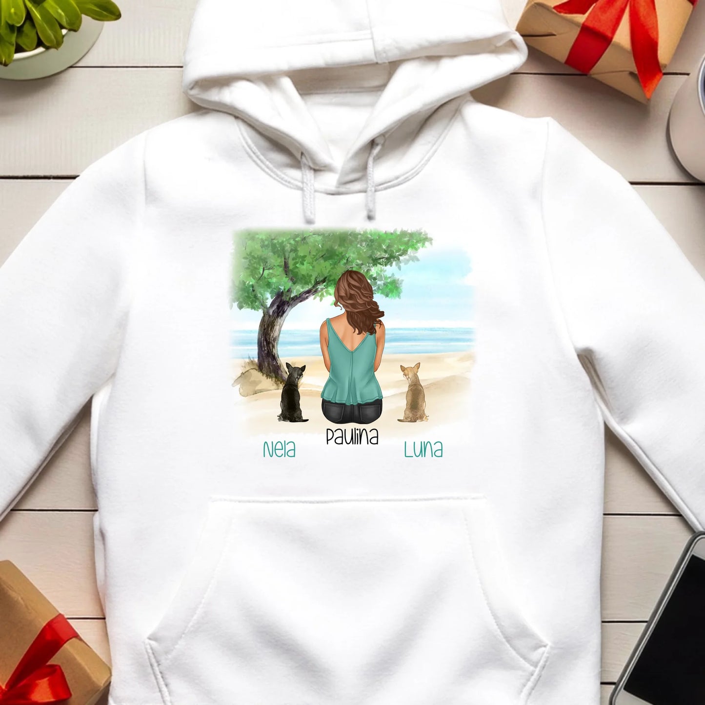Bluza personalizowana dla Kobiety - psy i koty #519