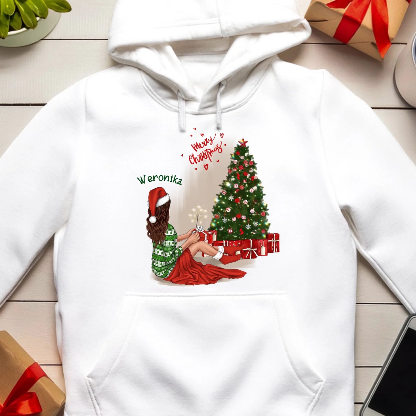 Bluza personalizowana świąteczna dla kobiety #512