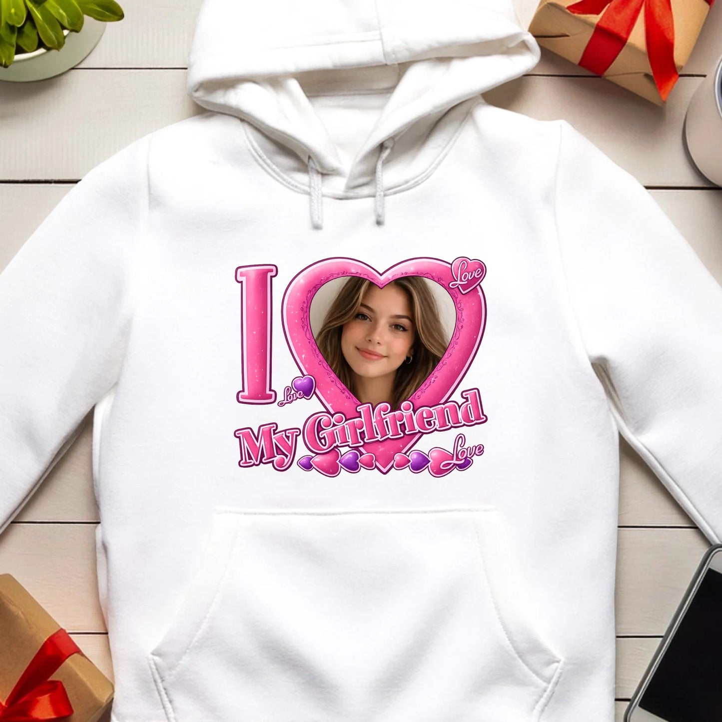 Bluza z własnym zdjęciem - I Love My Girlfriend
