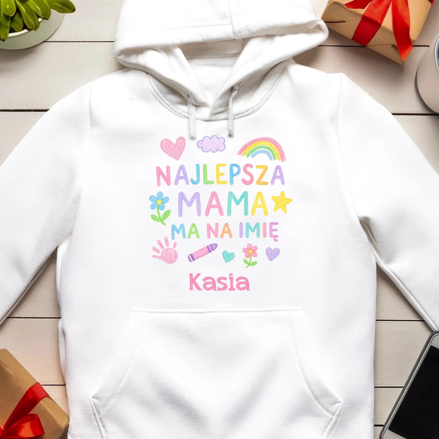 Bluza personalizowana dla mamy | NAJLEPSZA MAMA MA NA IMIĘ | #341