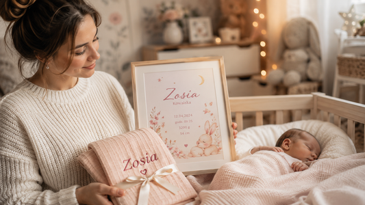 Prezent personalizowany dla noworodka – 15 pomysłów, które zostaną pamiątką na lata