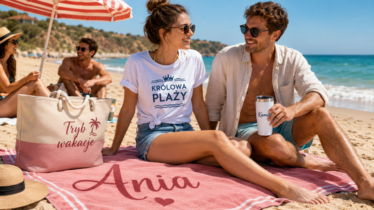 Prezent personalizowany dla miłośnika plażowania – pomysły, które zrobią wakacyjny efekt WOW