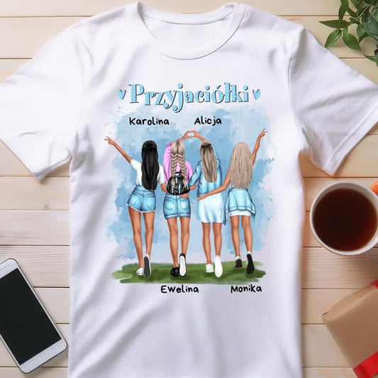 Koszulka personalizowana "Najlepsze Przyjaciółki", 2-4 osoby