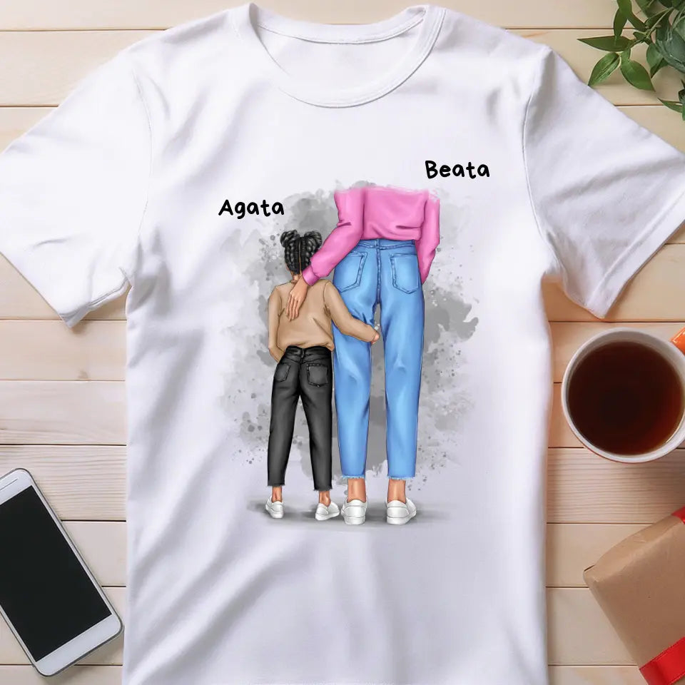 Koszulka personalizowana dla mamy i córki #310