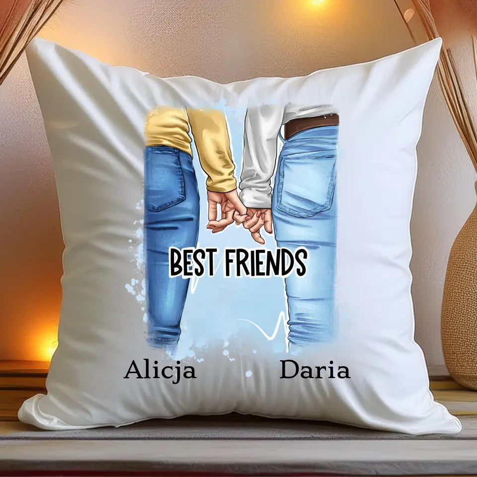 Poduszka dla Przyjaciółki "Best Friends", personalizowana