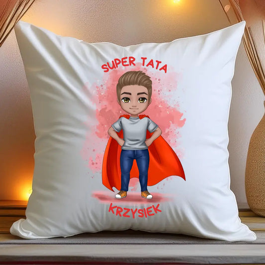 Poduszka dla Taty "Super Tata"