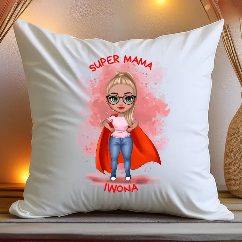 Poduszka dla Mamy "Super Mama"