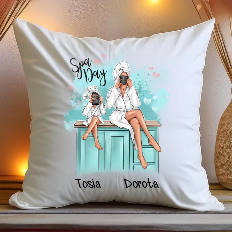 Poduszka personalizowana dla mamy i córki #315