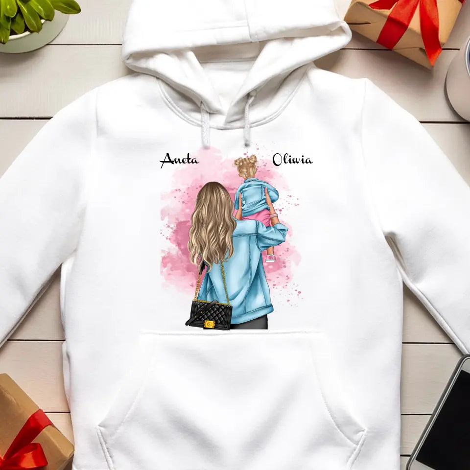 Bluza kangur dla Mamy "Mama i dziecko na rękach"