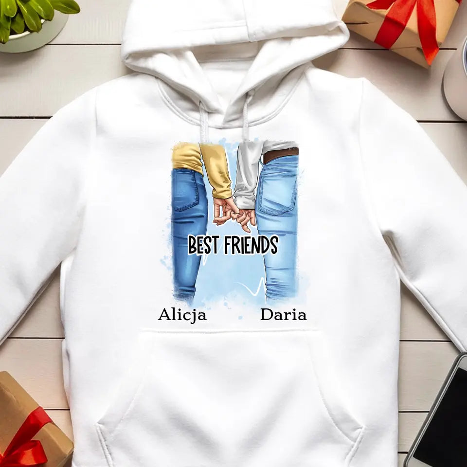 Bluza kangur dla Przyjaciółki "Best Friends", personalizowana