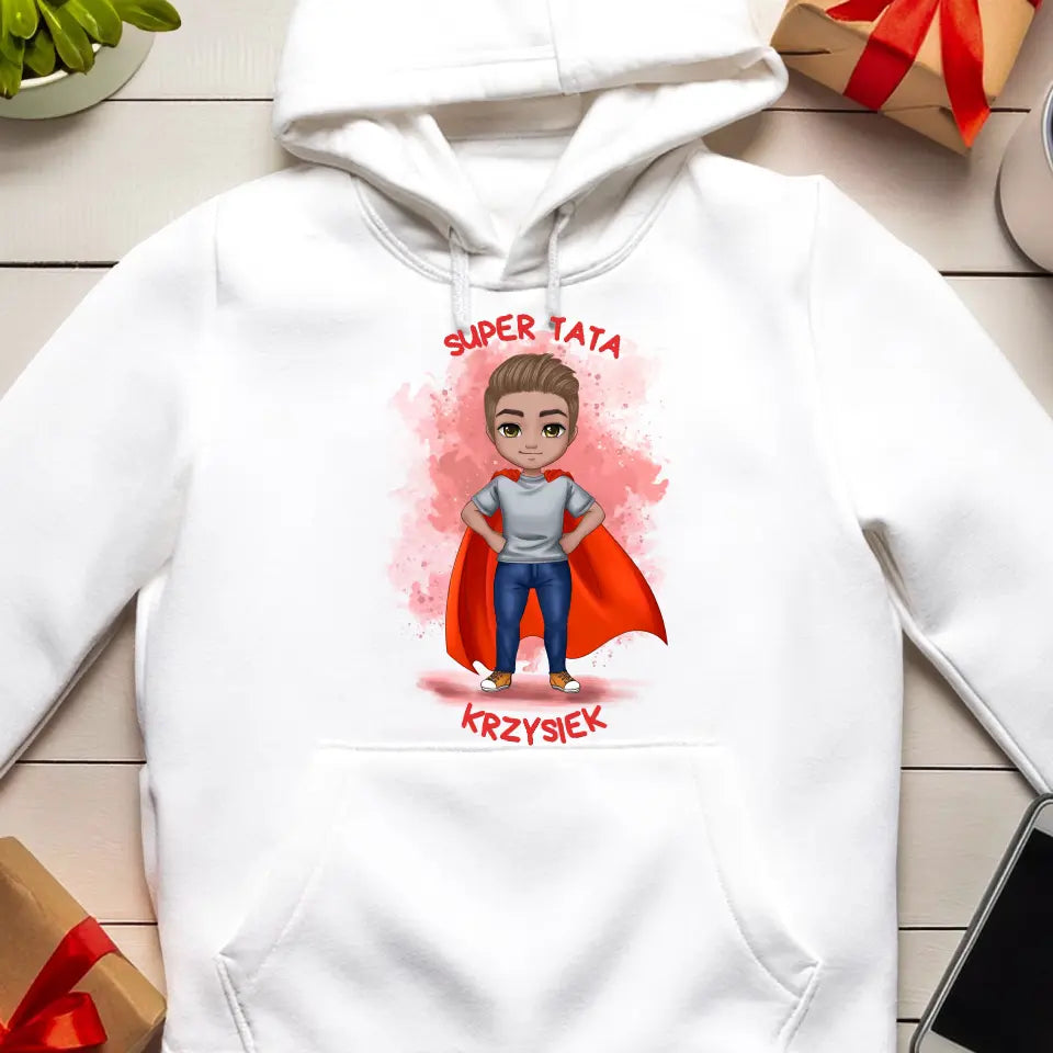 Bluza kangur dla Taty "Super Tata"