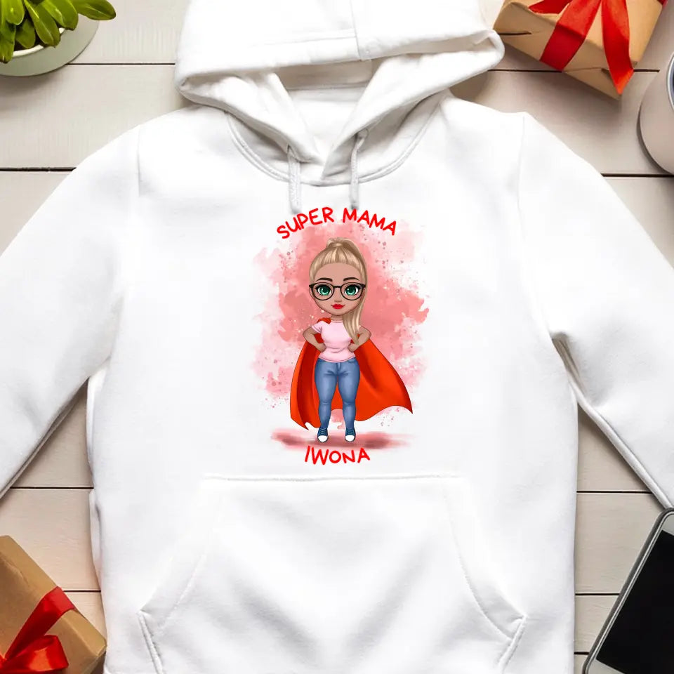 Bluza kangur dla Mamy "Super Mama"