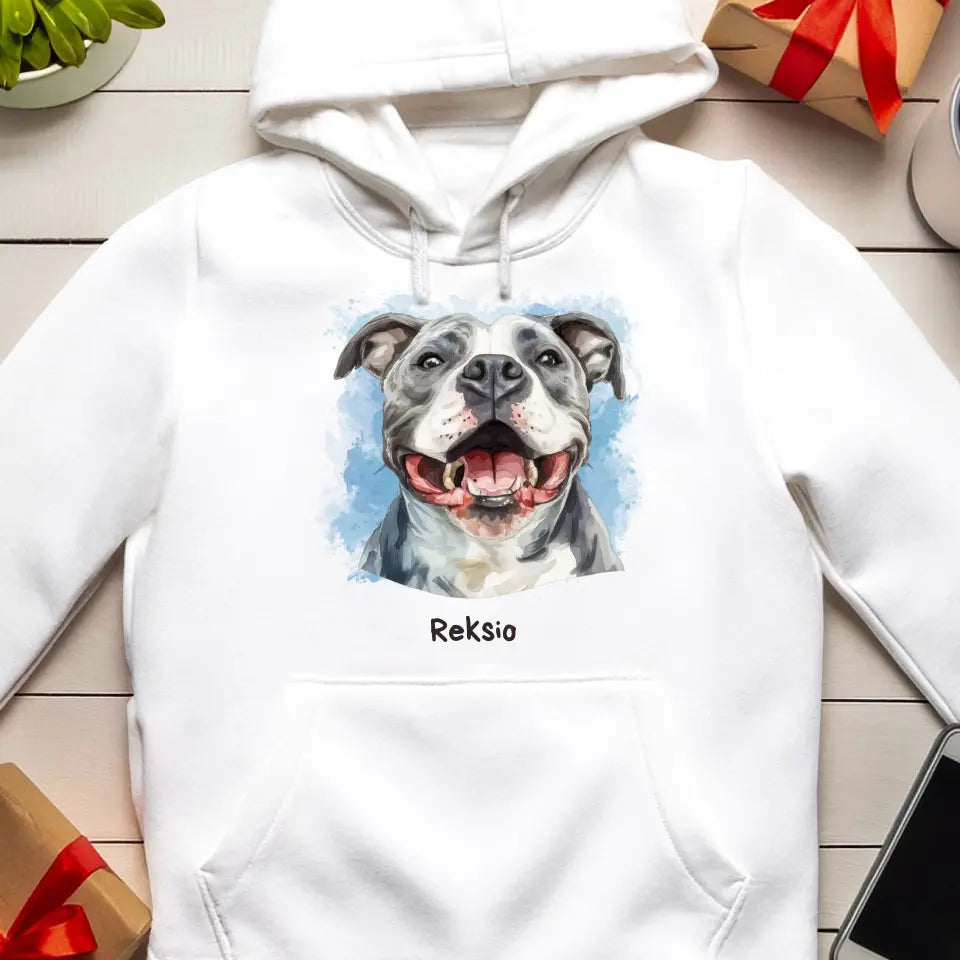 Bluza kangur personalizowana z Psem "Rasy psów"