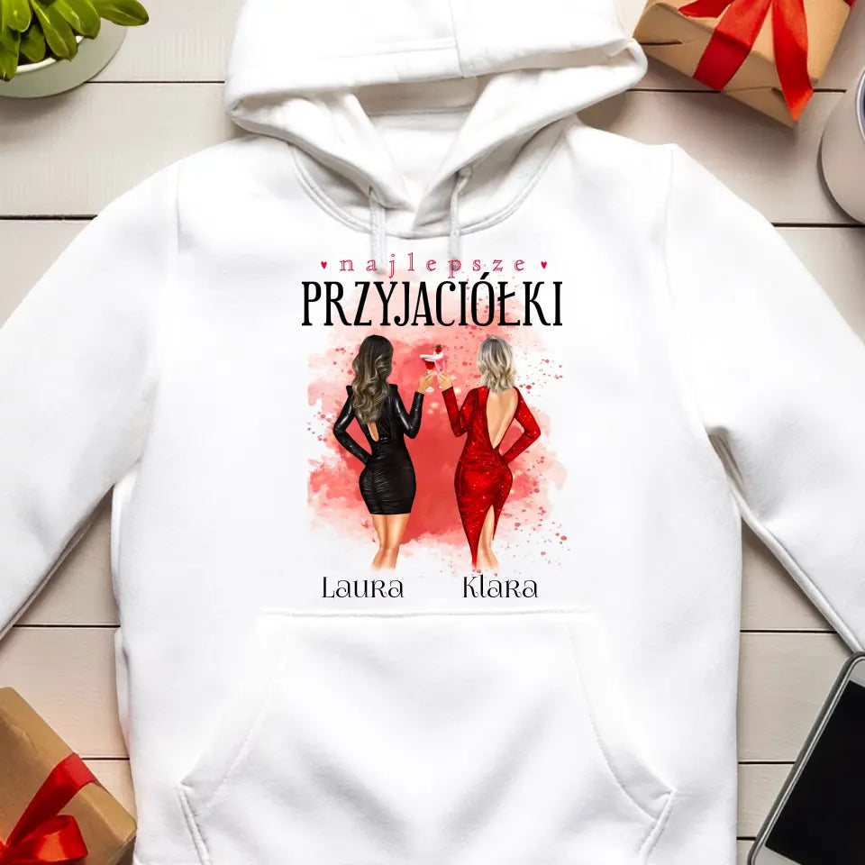 Personalizowana bluza dla Przyjaciółek "Przyjaciółki w eleganckich strojach"