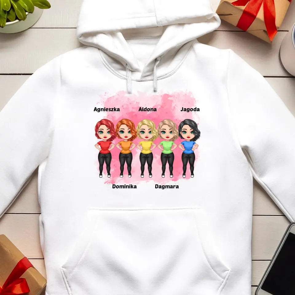 Personalizowana bluza kangur dla Ekipy "Przyjaciółki", 1-5 osób