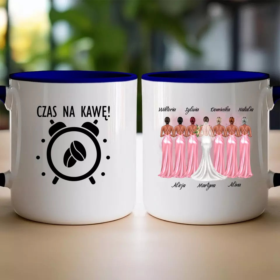 Personalizowany kubek na Ślub "Panna Młoda i Druhny"