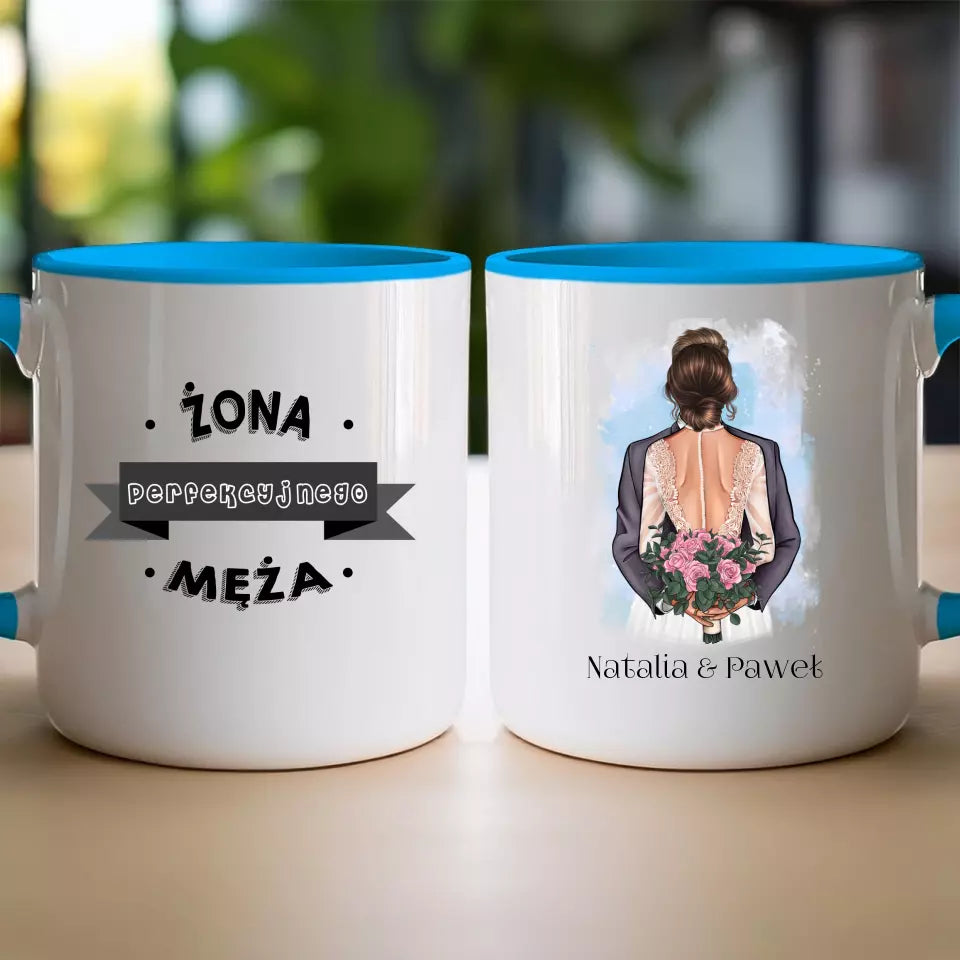 Personalizowany kubek na Ślub "Młoda Para", z imionami