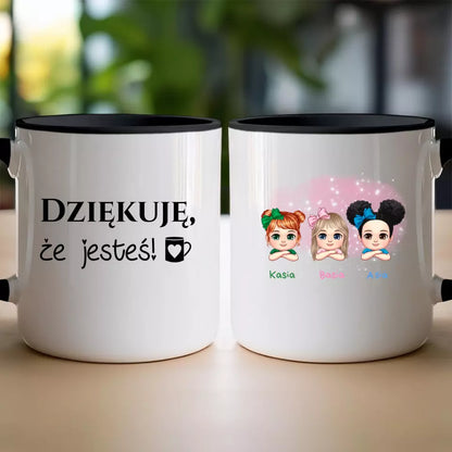 Personalizowany kubek dla Dzieci "3 dzieci", z imionami