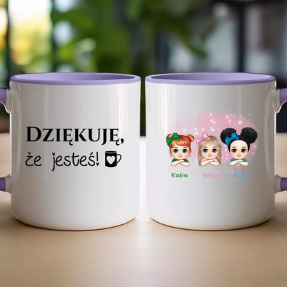 Personalizowany kubek dla Dzieci "3 dzieci", z imionami