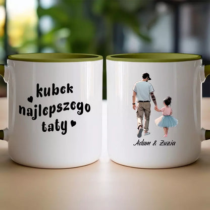 Personalizowany kubek dla Taty "Dzień Ojca", z imionami