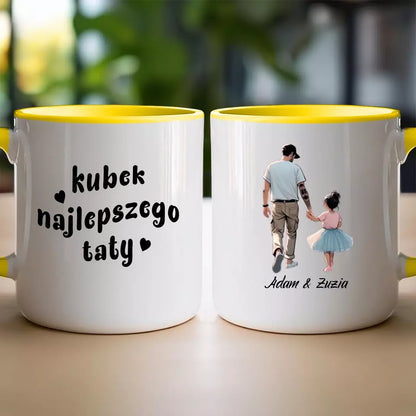 Personalizowany kubek dla Taty "Dzień Ojca", z imionami