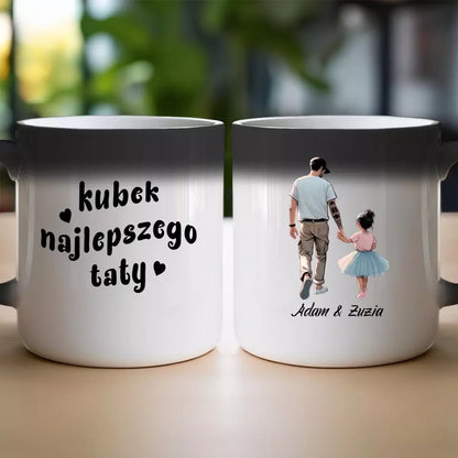 Personalizowany kubek dla Taty "Dzień Ojca", z imionami