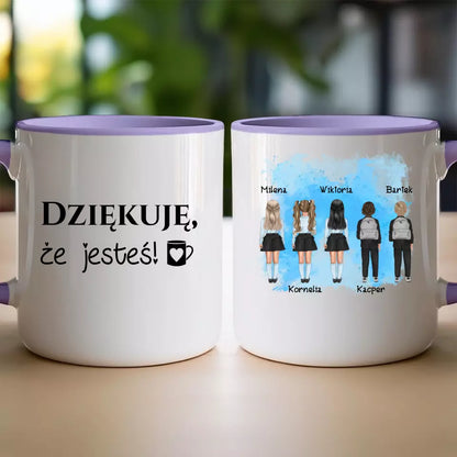 Personalizowany kubek "Uczniowie", 1-5 dzieci"