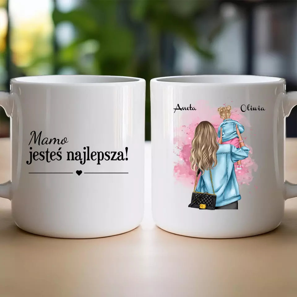 Kubek dla Mamy "Mama i dziecko na rękach"