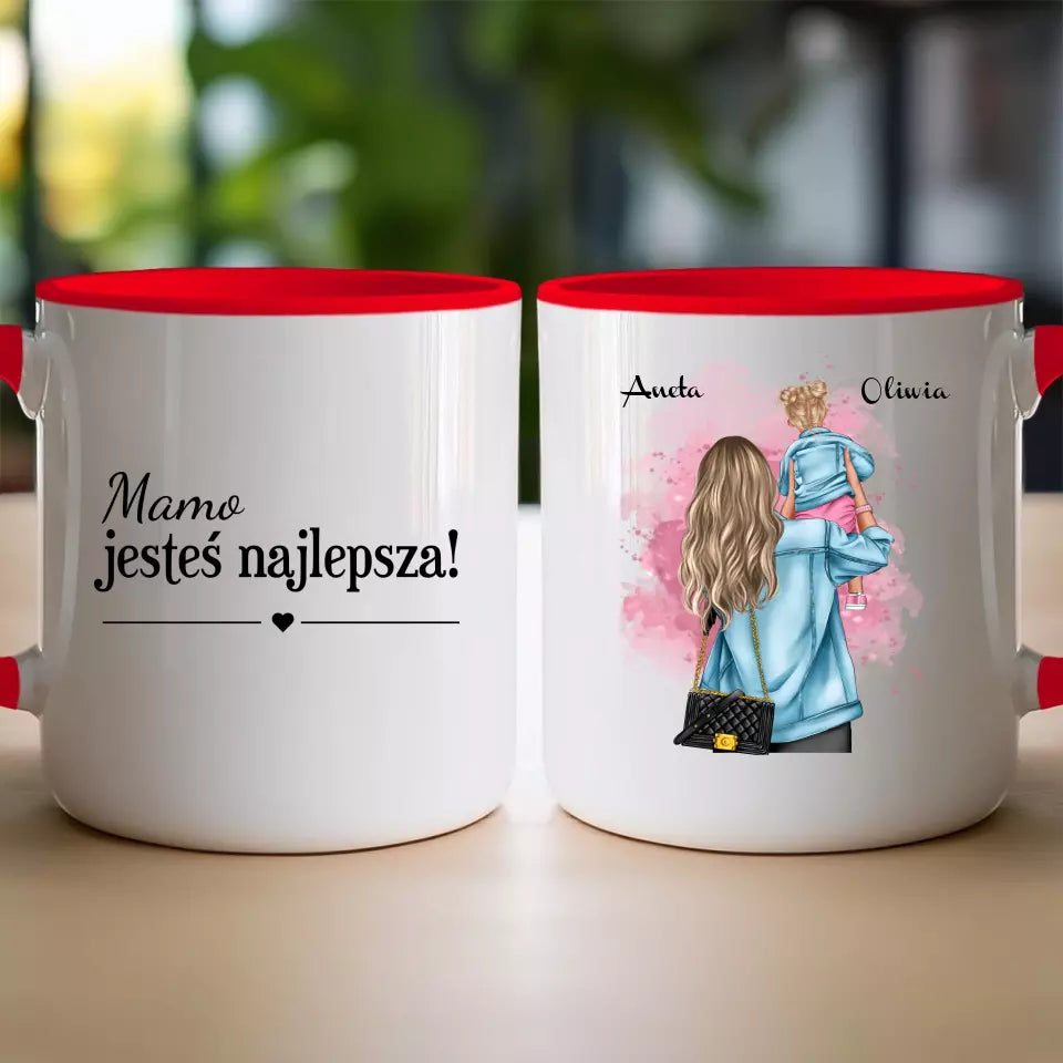 Kubek dla Mamy "Mama i dziecko na rękach"