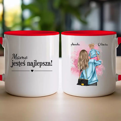 Kubek dla Mamy "Mama i dziecko na rękach"