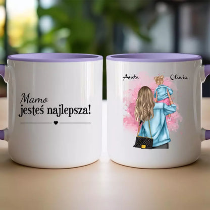 Kubek dla Mamy "Mama i dziecko na rękach"