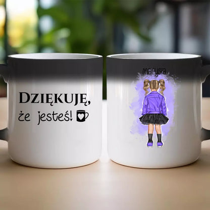 Personalizowany kubek dla Dziecka "Dziewczynka w sukience"