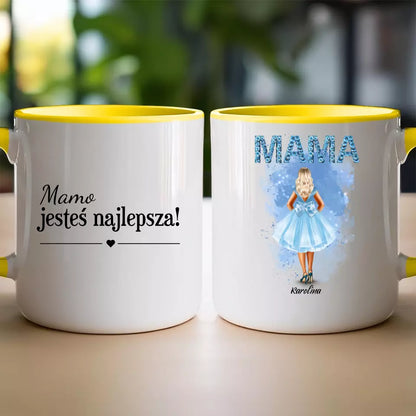 Personalizowany kubek na Dzień Matki "Mama w sukience", z imieniem