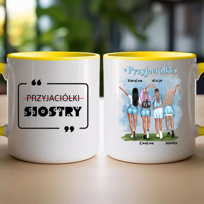 Kubek personalizowany "Najlepsze Przyjaciółki", 2-4 osoby