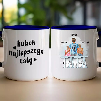 Kubek dla Taty "Dzień Ojca, Najlepszy Tata", 1-2 dzieci