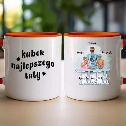 Kubek dla Taty "Dzień Ojca, Najlepszy Tata", 1-2 dzieci