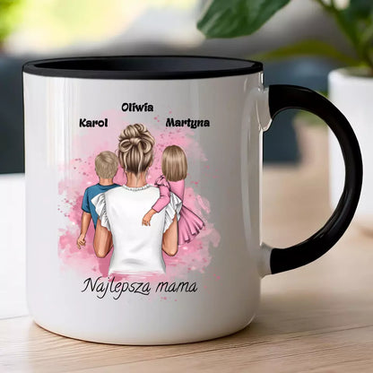 Kubek na dzień Matki "Najlepsza Mama", 1-2 dzieci