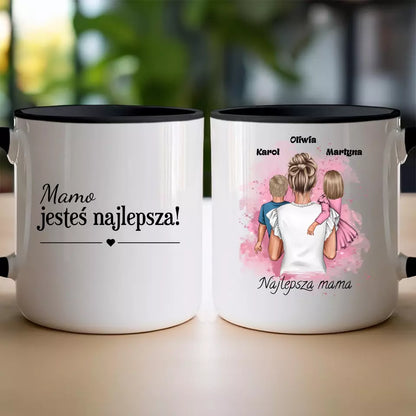 Kubek na dzień Matki "Najlepsza Mama", 1-2 dzieci