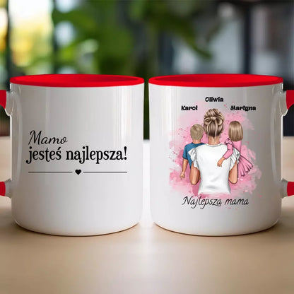 Kubek na dzień Matki "Najlepsza Mama", 1-2 dzieci