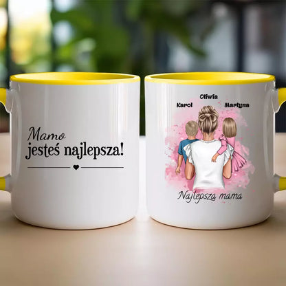 Kubek na dzień Matki "Najlepsza Mama", 1-2 dzieci