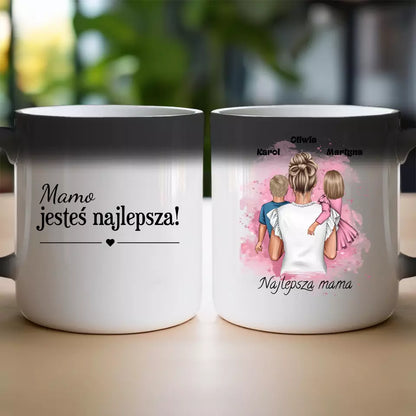 Kubek na dzień Matki "Najlepsza Mama", 1-2 dzieci