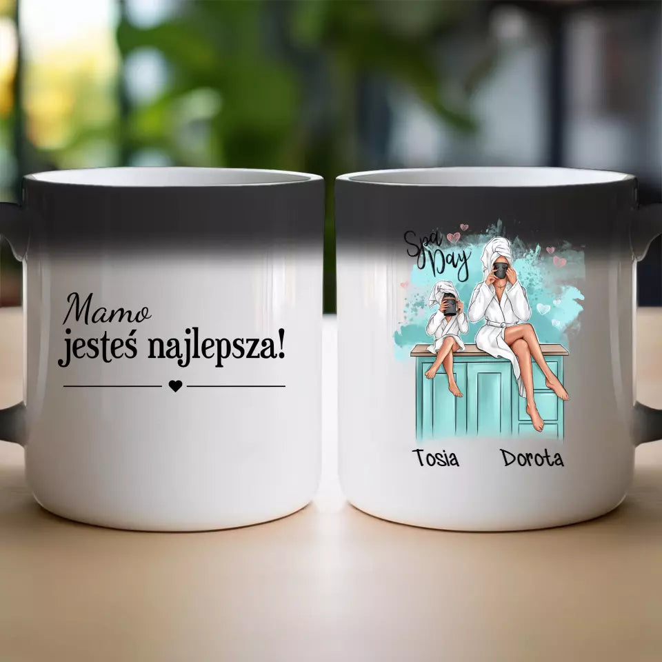 Kubek dla Mamy i Córki "Dzień w Spa"